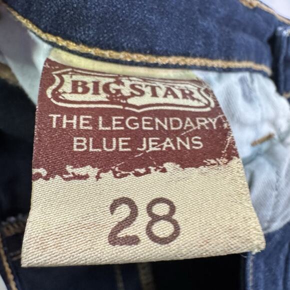 Big Star Jeans Womens 32R Mid Rise Dark Wash - Picture 6 of 7